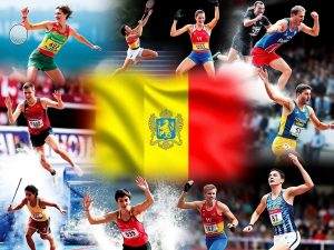 Vedete sportive românești în acțiune.