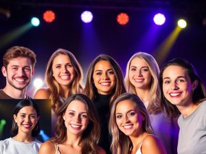 Tinere vedete românești strălucind pe scena showbiz-ului.