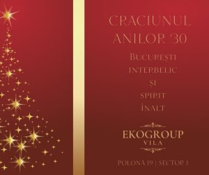 Eko Group Vila: Crăciunul Anilor ’30 – O Călătorie în Eleganța Interbelică